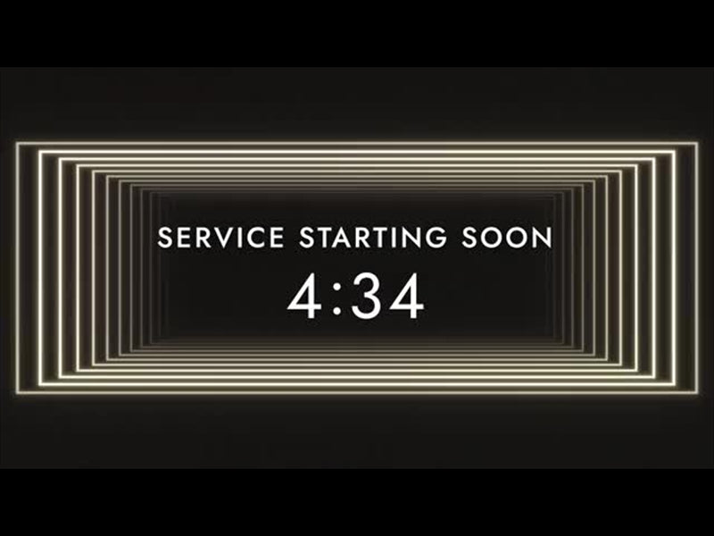 Retrograde Countdown - Service Starting Soon