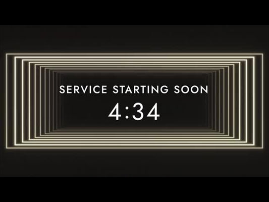 Retrograde Countdown - Service Starting Soon