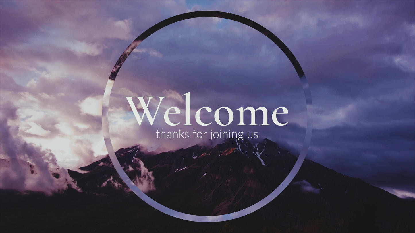 Misty Mountain Welcome Still