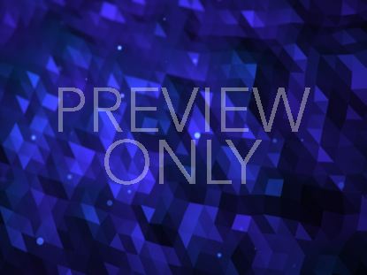 Fractal Flood Deep Blue