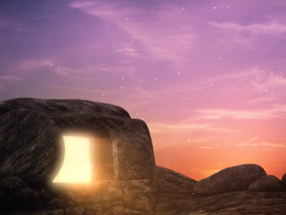 Easter Sunrise Tomb Close