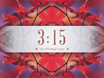 Fall Kaleidoscope Countdown
