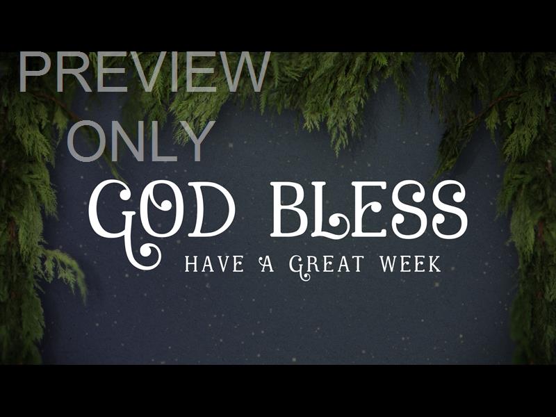 Garland God Bless Still