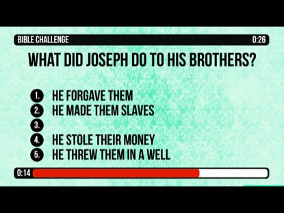 Bible Challenge Countdown 10 - Joseph