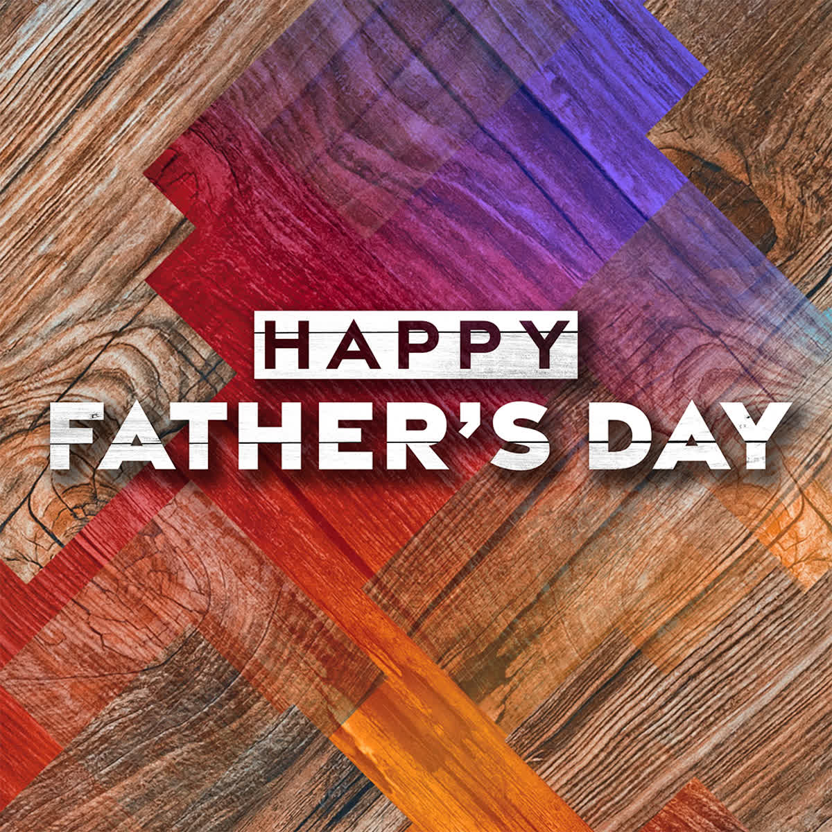 Woodgrain Gradients Social Graphic Fathers Day