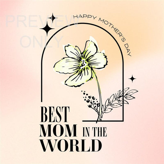 We Love You Mom Social Graphic Title
