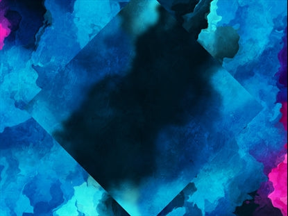 Paint Flow Teal Pink Diamond