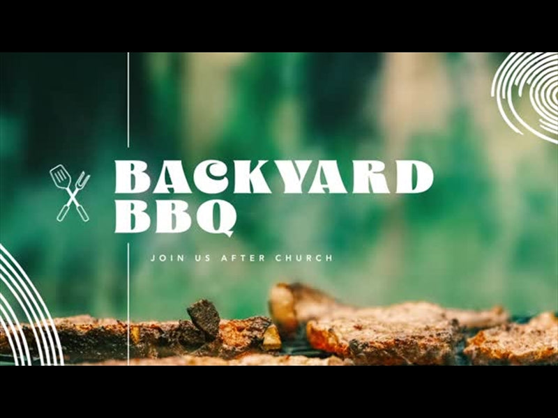 Summer Sun Backyard Bbq