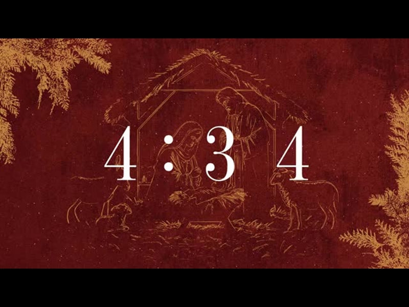 Away In A Manger Countdown