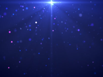 Colorful Stars And Particles