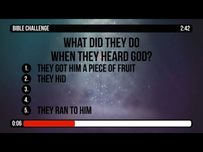 Bible Challenge Countdown 3 - The Fall