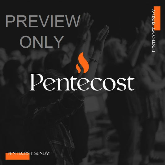 Pentecost Sunday Social Graphic Title