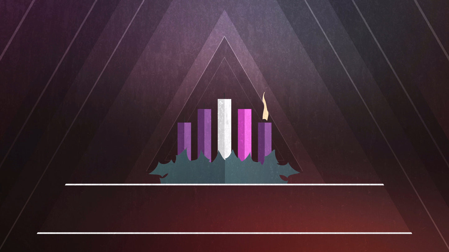 Christmas Candles Blank 01