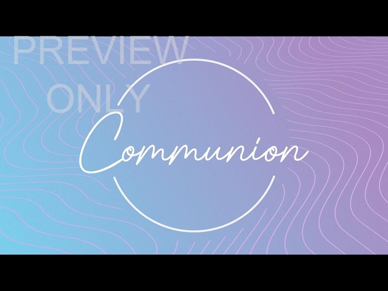 Lavender Waves Still Communion