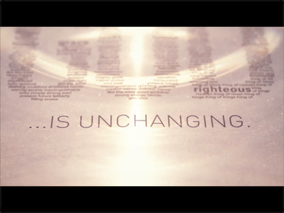God Is Unchanging