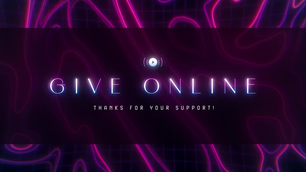 Neon Topo Exit Stream Still