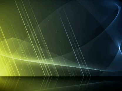 Worship Background Wave Reflections Blue Yellow