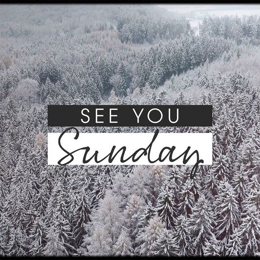 Retro Winter Sunday