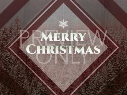 Winter Trails Red Christmas Still