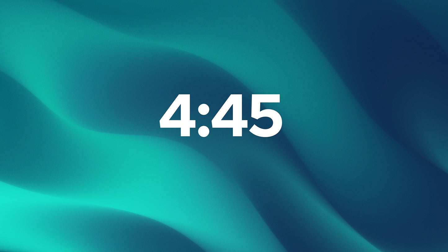 Colorflow Gradient Minimal Countdown