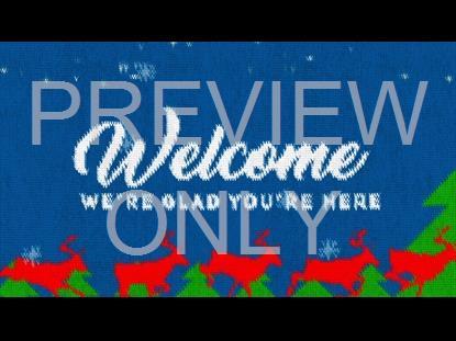 Ugly Christmas Sweater Welcome Still