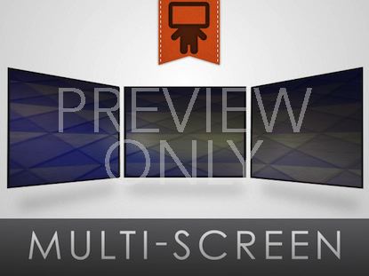 River Glass Blue 1 Still Triple Wide