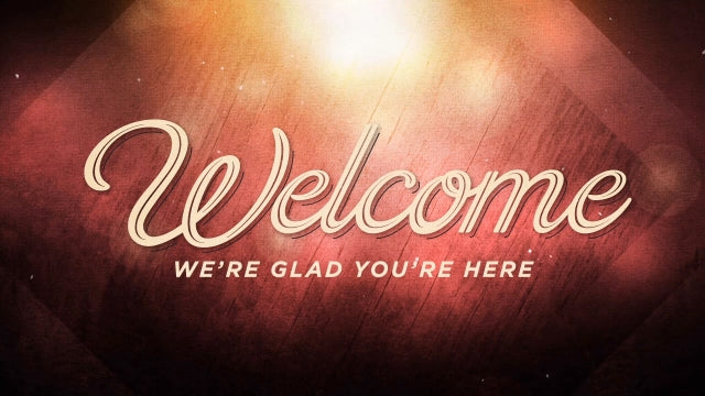 Christmas Bokeh Welcome