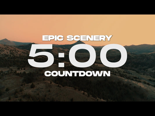 Epic Scenery Countdown (5 Minutes)