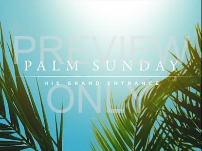 Bright Holy Week Palm Sunday