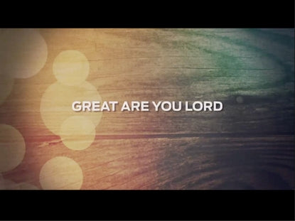 Great Are You Lord