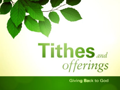Spring Leaves Tithes & Offerings