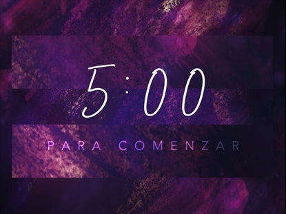 Natures Palette Countdown - Spanish