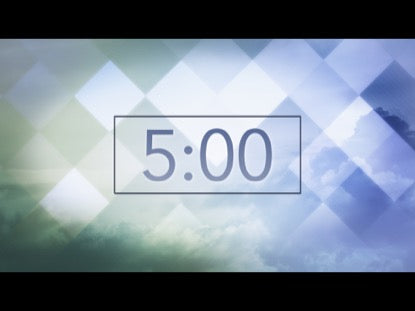 Prayer Blocks Blue Countdown