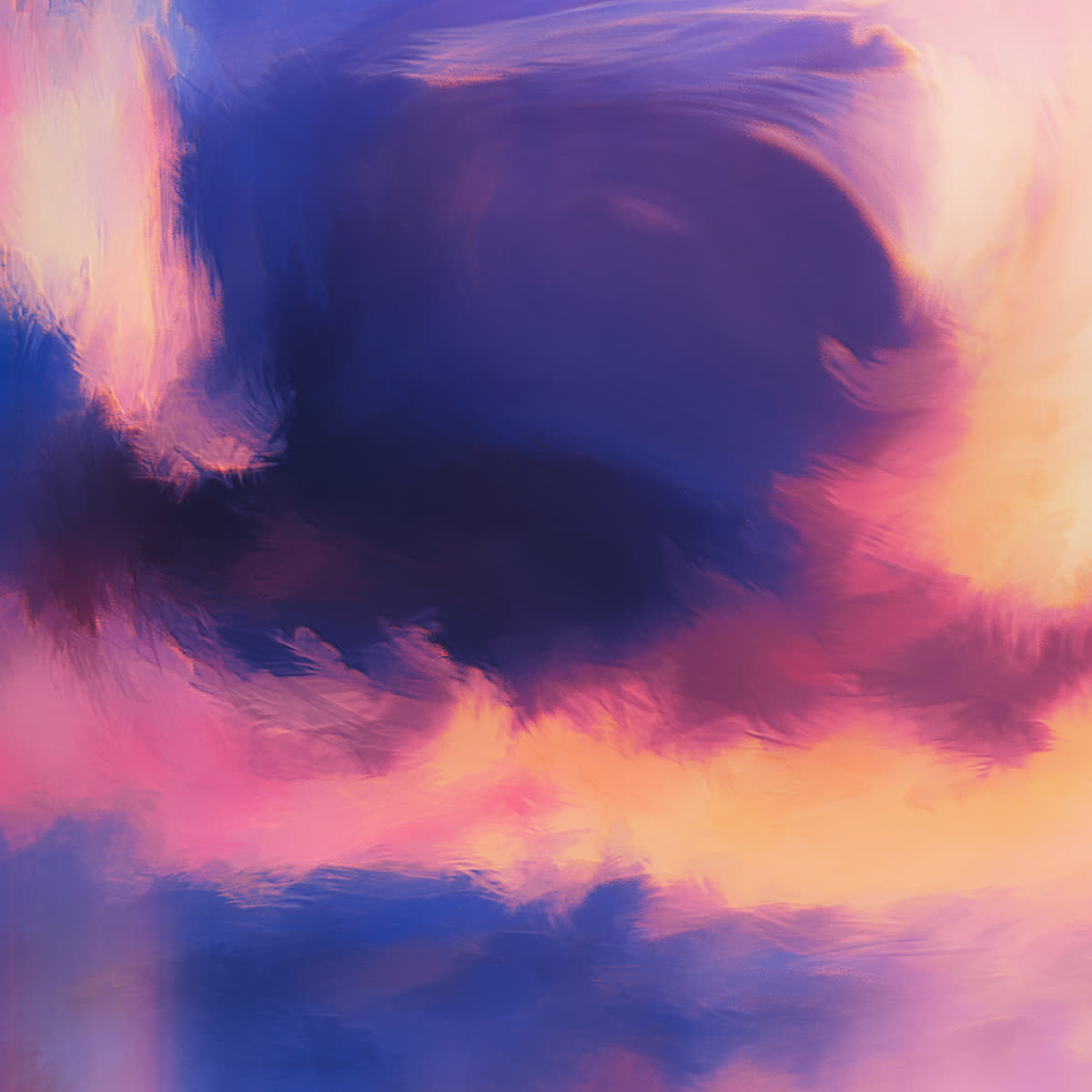 Painted Easter Online Blank Social