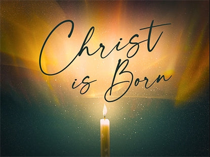Advent Light Christ Is Born