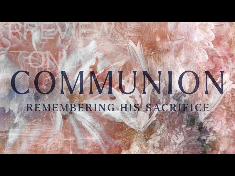 Bouquet Communion Still