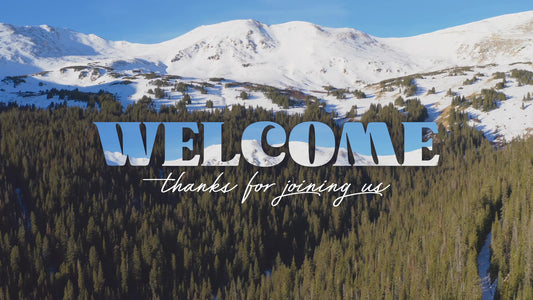 Mountain Snow Welcome Still