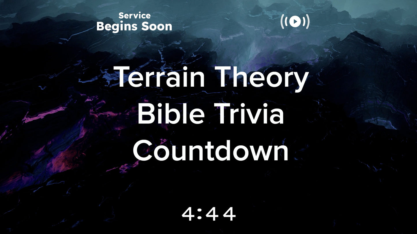 Terrain Theory Trivia Countdown