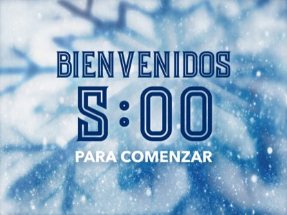 Icy Christmas Countdown Spanish