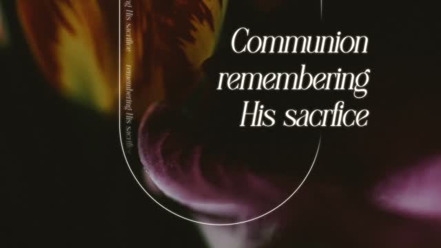 Beauty And Strength Communion