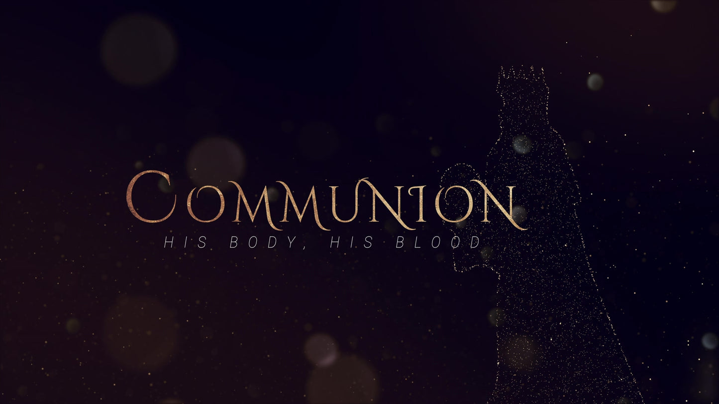 Sparkly Christmas Communion Still