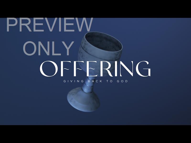 Maundy Thursday Ink Offering Still
