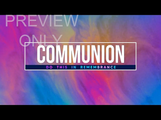 Maundy Thursday Paint: Still Communion
