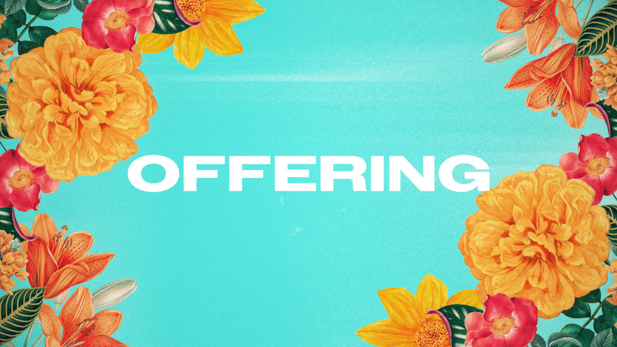 Vintage Floral Offering