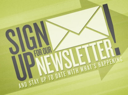 Sign Up For Our Newsletter