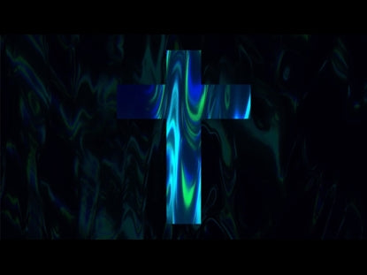 Oil Swells Blue Raspberry Cross Matte