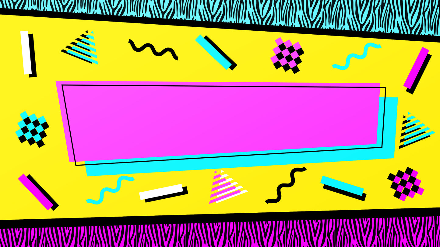 90'S Retro Blank Title 01 Still