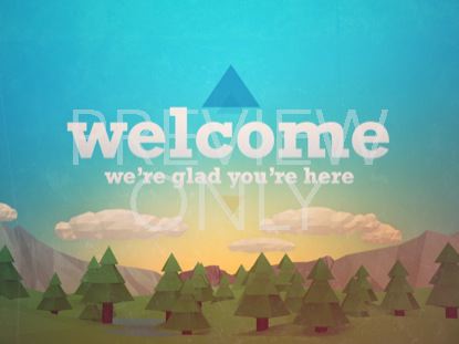 Outdoors Welcome Still