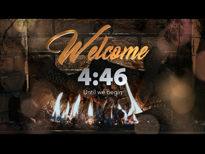 Cozy Fireplace Countdown
