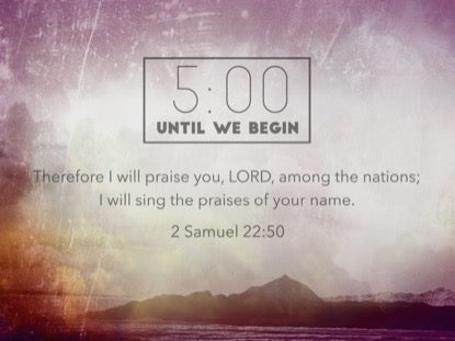 Praise Scriptures Countdown